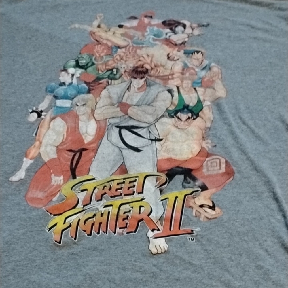 Street Fighter II Nintendo Video Game Graphic Tee